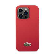 Apple Lacoste Iconic Petit Pique Logo iPhone 14 Pro MagSafe tok, piros tok és táska