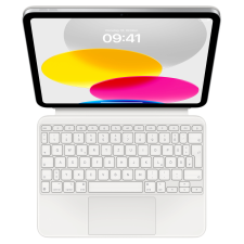 Apple Magic Keyboard Folio iPad 10.9" Billentyűzetes tok - Fehér (US) (MQDP3LB/A) tablet tok