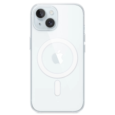 Apple MagSafe rögzítésű hátlap iPhone 15 átlátszó mobiltelefon kellék