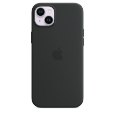 Apple MagSafe-rögzítésű iPhone 14 Plus szilikontok éjfekete (MPT33ZM/A) tok és táska