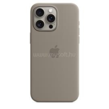 Apple MagSafe-rögzítésű iPhone 15 Pro Max szilikontok (agyag) (MT1Q3ZM/A) tok és táska