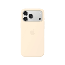 Apple MagSafe-rögzítésű iPhone 17 Pro Max-szilikontok – vanília (MHW54ZM/A) tok és táska