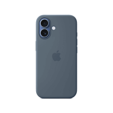 Apple MagSafe-rögzítésű iPhone 17-szilikontok – acélkék (MGEW4ZM/A) tok és táska