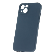 Apple Silicon Case Apple iPhone 16 Plus (6.7) kameravédős szilikon tok sötétkék tok és táska