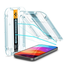 Apple Spigen Glas.tR EZ Fit Apple iPhone 15, Tempered kijelzővédő fólia (2db) mobiltelefon kellék