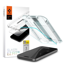 Apple Spigen Glas.tR EZ Fit HD Apple iPhone 15, Tempered kijelzővédő fólia mobiltelefon kellék