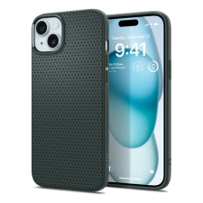 Apple Spigen Liquid Air Apple Iphone 15 Plus tok, zöld tok és táska
