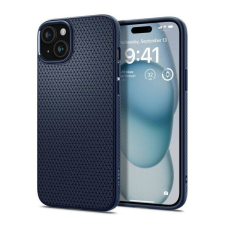 Apple Spigen Liquid Air iPhone 16 tok, Navy Blue tok, kék ACS08195 tok és táska