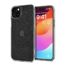 Apple Spigen Liquid Crystal Glitter Apple iPhone 15 tok, csillámos átlátszó tok és táska