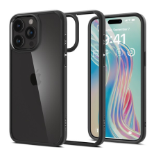 Apple Spigen Ultra Hybrid Apple iPhone 15 Pro Max tok, Matt fekete tok és táska