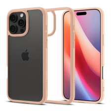 Apple Spigen Ultra Hybrid iPhone 16 Pro tok, Rose Titanium, átlátszó-rozéarany tok és táska