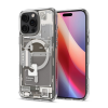 Apple Spigen Ultra Hybrid MagFit Apple iPhone 16 Pro Max tok, MagSafe Natural Titanium, Zero One, átlátszó
