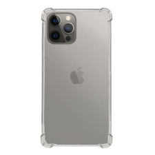 Apple Szilikon telefonvédő (közepesen ütésálló, légpárnás sarok) ÁTLÁTSZÓ Apple iPhone 12 Pro Max tok és táska