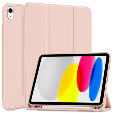 Apple Tablettok iPad 2022 10.9 (iPad 10) - pink smart case, ceruza tartóval tablet tok