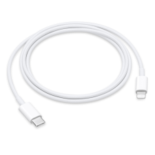 Apple USB Type-C apa - Lightning apa Adat és töltő kábel - Fehér (1m) kábel és adapter