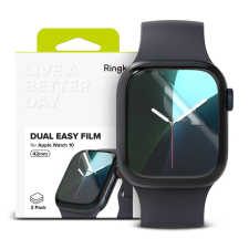 Apple Watch 10 (42mm) - Ringke - okosóra kijelzővédő fólia (3db) okosóra kellék