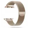  Apple Watch 2 / 3 / 4 / 5 / 6 / 7 / 8 / SE (38/40/41 mm) - mágneses arany fémszíj