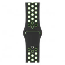 Apple Watch 38/40mm Nike sportszíj fekete-lime (MXQW2FE) (MXQW2FE) okosóra kellék