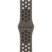 Apple Watch 41 mm-es olívaszürke-fekete Nike sportszíj okosóra kellék