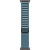 Apple Watch 49mm světle modrý Alpský tah - Medium - provedení z černého titanu