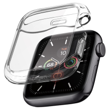  Apple Watch 4 / 5 / 6 / SE (44 mm) okosóra tok - SPIGEN Ultra Hybrid átlátszó szilikon tok okosóra kellék