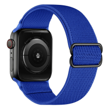 Apple Watch állítható rugalmas szövet óraszíj /kék/ 40/41 és 42mm okosóra kellék