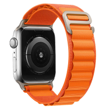 Apple Watch Alpesi szövet óraszíj /narancs/ 40/41 és 42mm okosóra kellék
