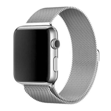 Apple Watch Elegáns Milánói Fém Szíj – Ezüst, 42/44/45/49 mm okosóra kellék