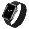  Apple Watch | Fekete velencei bőr szíj |38, 40, 41mm | Leather Loop kollekció