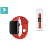  Apple Watch lyukacsos sport szíj - Devia Deluxe Series Sport Band - 38/40 mm - red