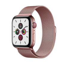 Apple Watch milánói fém óraszíj /pink-arany/ 40/41 és 42mm okosóra kellék
