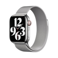  Apple Watch Milánói Szíj - Ezüst, 38/40/41 mm okosóra kellék