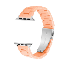 Apple Watch óraszíj, kompatibilis 38/40/41mm kijelzőjű okosórákkal, barackszín okosóra kellék