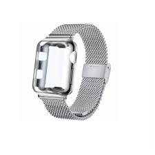 Apple watch óraszíj tokkal Ezüst 42mm okosóra kellék