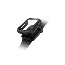 Apple Watch S4/5/6/SE Tok + kijelzővédő 40mm - Fekete (UNI000375-0) okosóra kellék