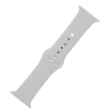 Apple Watch S/M  38/40/41 mm, szilikon óraszíj, fehér okosóra kellék