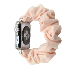 Apple Watch scrunchie óraszíj-púder 44/45/46 és 49 mm okosóra kellék