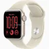 Apple Watch SE 3 GPS (40 mm) csillagfény alumíniumtok, homok sportszíj (M/L) (MJKW4ZR/A)