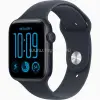 Apple Watch SE 3 GPS + Cellular (40 mm) éjfekete alumíniumtok, tengerészkék sportszíj (S/M) (MJLG4MP/A)
