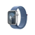 Apple Watch Series 9 GPS (41mm) ezüst alumínium tok, télkék sportpánt okosóra (MR923QF/A)
