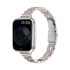  Apple Watch Steel Lady Szíj - Ezüst-rozé, 38/40/41 mm okosóra kellék