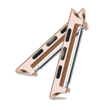 Apple Watch szíj adapter, kompatibilis 42/44/45mm kijelzőjű okosórákkal, rosegold okosóra kellék