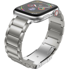 Apple Watch Titán fém óraszíj /ezüst/ 44/45/46/49 mm okosóra kellék