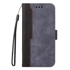 Apple Wooze Colour Wallet iPhone 16 oldalra nyíló tok, stand, kártyatartóval, kézpánttal, szürke mobiltelefon kellék