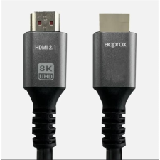 Approx kábel - hdmi 2.1 kábel apa/apa 2m (uhd 8k, 4k, fhd, aranyozott, hdr10, hdcp 2.2, dolby truehd, arc) appc63 kábel és adapter