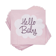APR?S APRÈS papírszalvéta, Baby Girl 33 x 33 cm papírárú, csomagoló és tárolóeszköz
