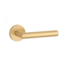 APRILE ARABIS Körrozettás R SLIM 7MM GOLD SATIN - satin gold (CSAK KILINCS FELSŐ ROZETTÁN) zár és alkatrészei