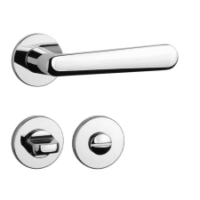 APRILE ARIA Körrozettás R SUPER SLIM 5MM LC - Fényes króm WC zár és alkatrészei