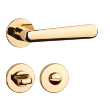 Aprile ARIA Körrozettás R SUPER SLIM 5MM LG - Fényes arany színű zár és alkatrészei