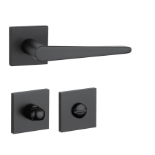 Aprile ARNICA Négyzetrozettás Q SLIM 7MM BLACK - Fekete WC zár és alkatrészei